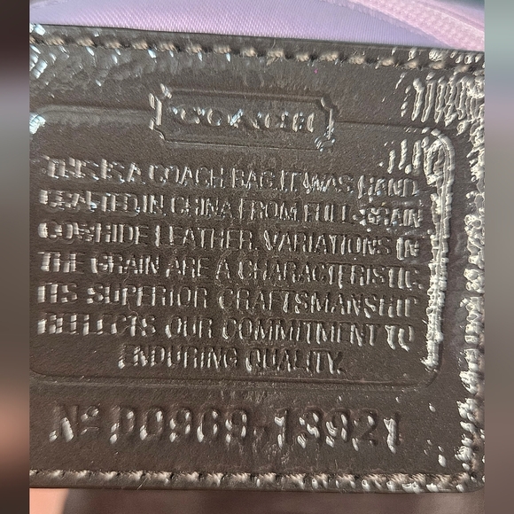 Coach XL Garnet Hobo Chocolate Leather Shoulder Bag w/Wallet & Charm - Picture 11 of 16